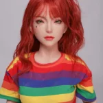 130cm 4ft3 Colorful Lifelike Companion Dolls Rainbow Outfit Realistic Sex Dolls