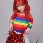 130cm 4ft3 Colorful Lifelike Companion Dolls Rainbow Outfit Realistic Sex Dolls