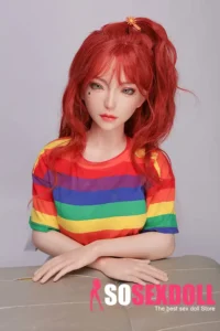 130cm 4ft3 Colorful Lifelike Companion Dolls Rainbow Outfit Realistic Sex Dolls