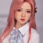130cm 4ft3 Cute Anime Style Love Dolls Lifelike Pink Haired Companion Dolls