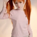 130cm 4ft3 Playful Realistic Companion Dolls High Quality Silicone Red Hair Dolls
