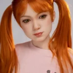 130cm 4ft3 Playful Realistic Companion Dolls High Quality Silicone Red Hair Dolls