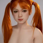 130cm 4ft3 Playful Realistic Companion Dolls High Quality Silicone Red Hair Dolls