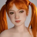 130cm 4ft3 Playful Realistic Companion Dolls High Quality Silicone Red Hair Dolls