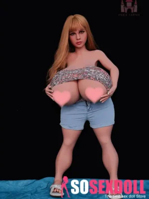 132cm 4ft3 TPE Insertable Nipples Enormous Chest Thick Booty Sex Doll #DC37 Head