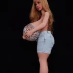 132cm 4ft3 TPE Insertable Nipples Enormous Chest Thick Booty Sex Doll #DC37 Head
