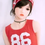 140cm 4ft6 TPE Red Suit Sporty Girl Sex Doll