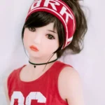 140cm 4ft6 TPE Red Suit Sporty Girl Sex Doll