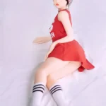 140cm 4ft6 TPE Red Suit Sporty Girl Sex Doll
