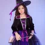 148cm 4ft9 Purple Witch Dress Sexy Sex Dolls High Quality Sex Doll With Big Breasts