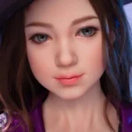 148cm 4ft9 Purple Witch Dress Sexy Sex Dolls High Quality Sex Doll With Big Breasts