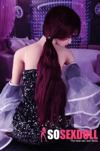 148cm 4ft9 TPE Sequin Dress Perky Chests Sex Doll