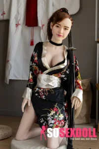 150cm 4ft9 Silicone Sexy Kimono Chubby Breasts Sex Doll