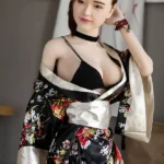 150cm 4ft9 Silicone Sexy Kimono Chubby Breasts Sex Doll