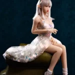 150cm 4ft9 TPE Fairy Dress Deer Horn Sex Doll