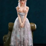 150cm 4ft9 TPE Fairy Dress Deer Horn Sex Doll