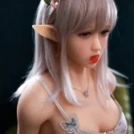 150cm 4ft9 TPE Fairy Dress Deer Horn Sex Doll