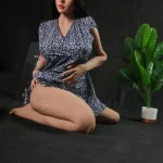 152cm 5ft Blue Floral Dress Big Breast Sex Dolls Fantasy Sex Toys Game Lady Sex Dolls