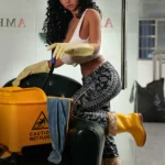 153cm 5ft Silicone Black Curls Round Hips Sex Doll