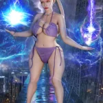 153cm 5ft Silicone Elf Ears Busty Curvy Body Fantasy Sex Doll #A13S