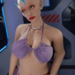 153cm 5ft Silicone Elf Ears Busty Curvy Body Fantasy Sex Doll #A13S