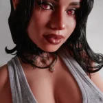 154cm 5ft1 Silicone Round Hips Chubby Breasts Sex Doll