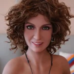 155cm 5ft1 TPE Massive Breast Tiny Waist Curl Sex Doll #277 Head