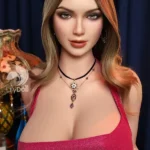 157cm 5ft2 Silicone Massive Boobs Thick Figure Brown Sex Doll in Stock (US only)