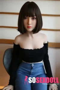 157cm 5ft2 Silicone Short Hair Plump Breasts Sex Doll