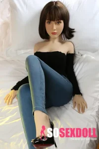 157cm 5ft2 Silicone Short Hair Plump Breasts Sex Doll