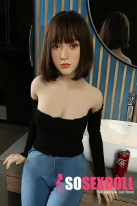 157cm 5ft2 Silicone Short Hair Plump Breasts Sex Doll