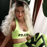 157cm 5ft2 TPE Fluorescent Green Sport Wear Sex Doll