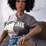 158cm 5ft2 Black Skinned Casual Outfit Sex Dolls Beautiful Sex Dolls Best Love Dolls