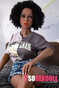158cm 5ft2 Black Skinned Casual Outfit Sex Dolls Beautiful Sex Dolls Best Love Dolls