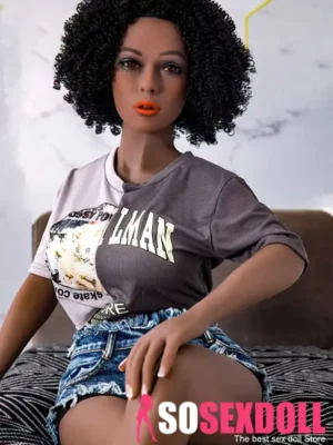 158cm 5ft2 Black Skinned Casual Outfit Sex Dolls Beautiful Sex Dolls Best Love Dolls