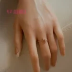 158cm 5ft2 Silicone F Cup Thick Hips Blonde Hair Sex Doll #AB27 Head