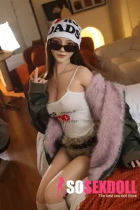 158cm 5ft2 Silicone Graceful Woman Chubby Chests Sex Doll
