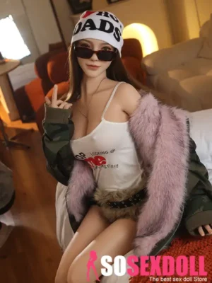 158cm 5ft2 Silicone Graceful Woman Chubby Chests Sex Doll