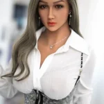 158cm 5ft2 Silicone Mature Woman Plump Breasts Sex Doll