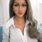 158cm 5ft2 Silicone Mature Woman Plump Breasts Sex Doll