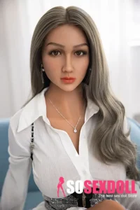 158cm 5ft2 Silicone Mature Woman Plump Breasts Sex Doll
