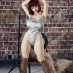 Boneca sexual feminina de 158 cm, 5 pés e 2 polegadas, em TPE, seios enormes