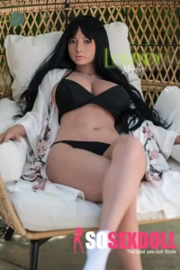 159cm 5ft2 Silicone Asian Girl Black Hair Sex Bikini Ample Chest Sex Doll #Mizuki