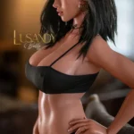 159cm 5ft2 Silicone G Cup Voluptuous Body Black Hair Sex Doll #Belle