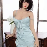 160cm 5ft2 Blue Strapless Slim Pure Sex Dolls Sex Robots Girls Sexiest Sex Dolls