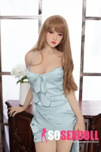 160cm 5ft2 Blue Strapless Slim Pure Sex Dolls Sex Robots Girls Sexiest Sex Dolls