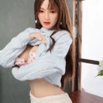 160cm 5ft2 Blue Sweater Big Breasted Sex Dolls Female Sex Dolls Breast Sex Toys