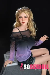 160cm 5ft2 Golden Haired Mature Cute Sex Dolls Real Love Sex Dolls Sex Robots