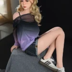 160cm 5ft2 Golden Haired Mature Cute Sex Dolls Real Love Sex Dolls Sex Robots