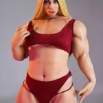 160cm 5ft2 Silicone Athletic Strong Bust Blonde Sex Doll #S20 Head